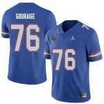 Men's Florida Gators #76 Richard Gouraige NCAA Jordan Brand Royal Authentic Stitched College Football Jersey WMB5162TK